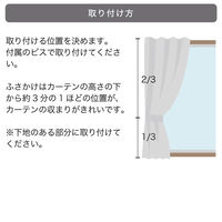 【ビスタイプ カーテン用ふさかけ】TOSO 木製ふさかけ・ウォールナット・2個入り zai664538-2 1セット（直送品）