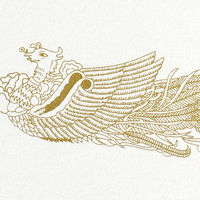 山櫻 賞状用紙 A4ワイド 縦長 ケントCoC 横書き 鳳凰枠 白 802008 1箱 100枚（直送品）