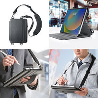 サンワサプライ iPad10.9インチ用スタンド機能付きショルダーベルトケース PDA-IPAD1912BK 1個（直送品）