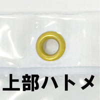 ハイロジック ビニールカーテン 透明 幅1800×高さ1000mm 厚み0.3mm 薄手汎用シートタイプ 1枚（直送品）