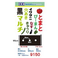 岩谷マテリアル 岩谷 穴あきトマト黒マルチ 0.02×950×50m 2100719 1巻