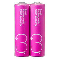 アスクルオリジナル 充電式・ニッケル水素電池 充電池 単3形 950mAh ピンク 1箱（20本入）  オリジナル