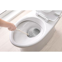 サンコー 抗菌トイレクリーナーケース付DXサトミツ棒 グレー BA-61 1個