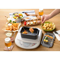 和平フレイズ ポコフリット IH対応角型揚げ鍋(アミ付) RB-2700 1セット(4個)