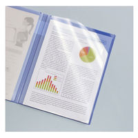 コクヨ クリヤーホルダーブック<モッテ> (固定式)A4縦 青6ポケット フ-LM5710B-6 1冊