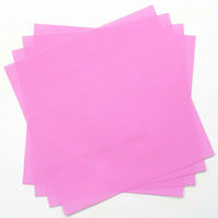 トーヨー 単色おりがみ 17.6cm ピンク 065124 1袋(100枚)