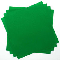 トーヨー 単色おりがみ 17.6cm みどり 065116 1袋(100枚)