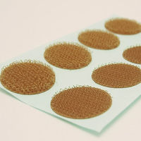 クラレファスニング マジックテープ 丸型 22mm 黄 F11-10RP-5 1パック