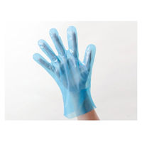 パックスタイル PSポリ手袋 ブルー 袋入 S 00437325 1袋(200枚)（直送品）