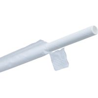 パックスタイル PS紙ストロー 6φ×210mm 白(袋入) 603940 1袋(100本)（直送品）