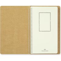 デザインフィル TRC スパイラルリングノート A5スリム 無罫 MDホワイト 15245006 1個