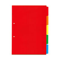 クラウングループ PPカラーインデックスA4縦 1組 CR-ID-05 1パック