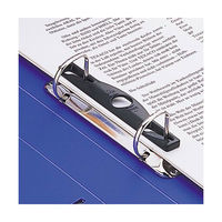 リヒトラブ　D型リングファイル　A5ヨコ　背幅46mm　青　G2234（わけあり品）