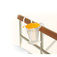 オオサキメディカル プラスハート ストローカップ オレンジ　介護 食器   1個入 74960 1個