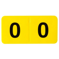 フィリオ　ナンバーラベル　カラー　ロールタイプ　「0」　MS-NRKR-0　1ロール（300片入）（わけあり品）