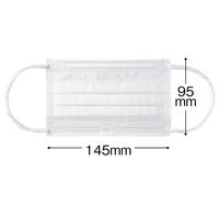 川西工業 耳にやさしい やわらかいマスクDX 小さめ 50枚入 AK7133S 1箱(50枚入) オリジナル（わけあり品）