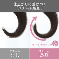 テスコム TW552AーWマイナスイオン2WAYスチームヘアーアイロン TW552AーW 1台