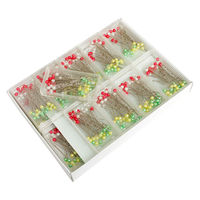 日本紐釦貿易 NBK 和裁用パールピン MIXカラー 長さ約38mm 800本 F1-74-20 1セット(40本×20ケース（直送品）