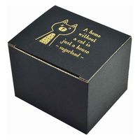 逸品社 マグカップ 310ml チャーピーキャット 食器 コップ 磁器 日本製 ブラック 340541 1個（直送品）