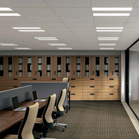 【組立設置込】コクヨ エディア 両開き扉 上置 壁固定有 幅800×奥行400×高さ400mm BWU-S18SE6ADV5P-K 1台（直送品）