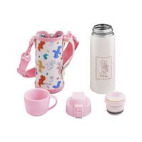 アイリスオーヤマ 水筒 600ml 直飲み スポーツジャグ ワンタッチボトル ステンレスケータイボトル 2WAY 2WB-600D ミニーマウス（直送品）