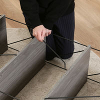 不二貿易 EZBO ワイヤーラック ６段 幅620×奥行310×高さ1700mm グレー 77557 1台（直送品）