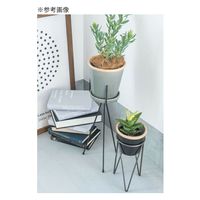 ポッシュリビング ポットスタンド シルバー 4号鉢用 281670 1個（直送品）