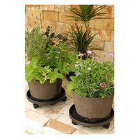 スパイス キャスター付き プランタートレイ ブラック 282838 1個（直送品）