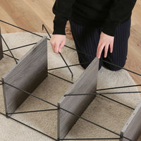 不二貿易 EZBO ワイヤーラック ５段 幅420×奥行310×高さ1365mm グレー 77554 1台（直送品）