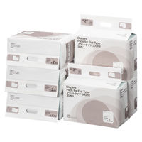 【新パッケージのお届け】アスクル×エルモアいちばん　フラットタイプ　フラットシート　オムツフラット300ml 1箱(6パック×30枚) オリジナル