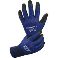 小野商事 現場系女子ラバーレックスネイビー S AG7874S-6P 1セット(3双)