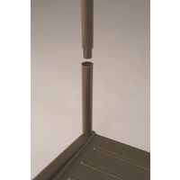 和泉化成 シューズラック5段 ダブル BR 3102BR 1個