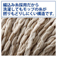 山崎産業 コンドルあみ糸ラーグ＃8 レッド【ワンタッチモップ用】【240ｍｍ幅】【替糸(各社共通)】【スペア】 1枚