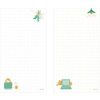 デザインフィル メモ スタンド縦型 フリー柄 11803006 1冊