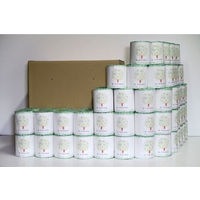 林製紙 (2268)MOTTAINAI1ロール個包装トイレットペーパー 750106 1個