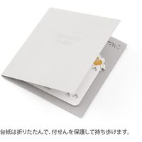デザインフィル 付せん紙 型抜き 箔 花柄 19083006 1冊