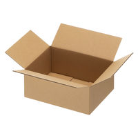 【60サイズ】現場のチカラ エコノミータイプ 軽梱包用ダンボール 小物・雑貨向けSサイズ 外寸：266×196×122mm 1梱包（20枚入） オリジナル