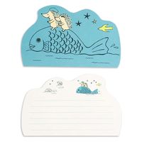 クローズ・ピン ハリー&サリーミニレターセット 魚に乗って LS16079 1セット(5パック)（直送品）