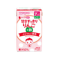 和光堂ベビー飲料 ごくごく果実 甘さすっきりりんご+鉄 1セット（1パック（3本入）×3） 7か月頃から アサヒグループ食品