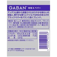 ９０ｇＧＡＢＡＮ　岩塩＆ペパー 2本 ハウス食品