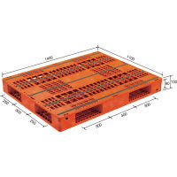 三甲 パレットR4-1114Fオレンジ 81320901OR308 1セット（2個入）（直送品）