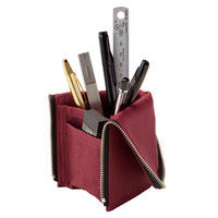 コクヨ（KOKUYO） ペンケース<ネオクリッツフラットBiz> レッド F-VBF165-3 1セット（3個） 64319537（直送品）