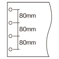 プラス とじ込み表紙 A3E 4穴 5組 FL-002TU（5）（直送品）