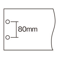 プラス とじ込み表紙 B5S 2穴 10組 FL-009TU（10）（直送品）
