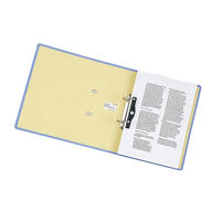 リヒトラブ D型リングファイル A4S 水 10冊 G2250-14（10）（直送品）