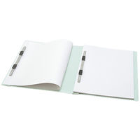 プラス フラットファイルWとじ具 ブルー10冊 No.025D（直送品）