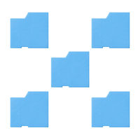 サンワサプライ SLE-27-BL用取付け部品(eセキュリティ・ブルー) SLE-27BLOP 1袋(5個入)