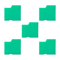 サンワサプライ SLE-27-G用取付け部品（eセキュリティ・グリーン・5個入） SLE-27GOP 1袋（5個入）（直送品）