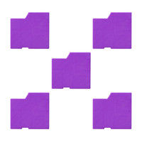 サンワサプライ SLE-27-V用取付け部品（eセキュリティ・バイオレット・5個入） SLE-27VOP 1袋（5個入）（直送品）