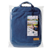 インナーケース パソコンバッグ 撥水加工 ～13.3インチ 取っ手付 オフトコ ネイビー BM-IBOF13NV エレコム 1個